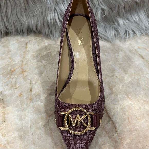 Michael Michael Kors Women’s Rory Flex Pumps. Burgundy. New - Picture 6 of 10